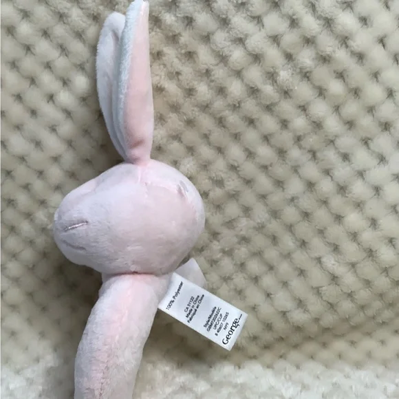 George Pink Bunny Rattle - Picture 5 of 6